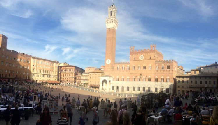 Studying Abroad in Italy Piazza del Campo Siena