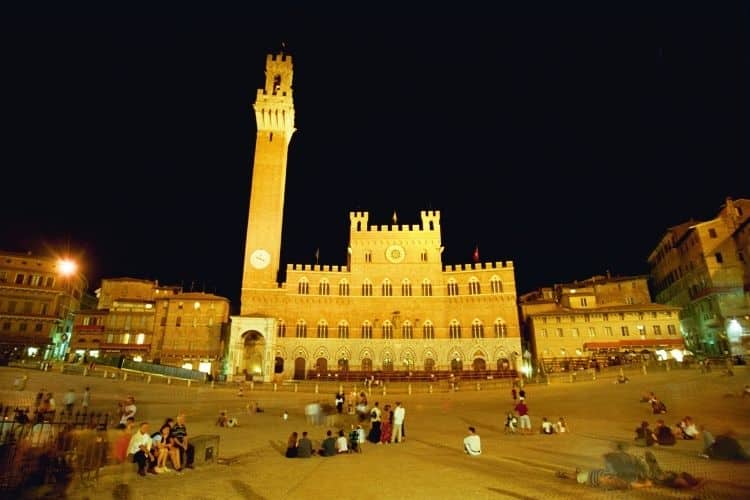 Siena at night 