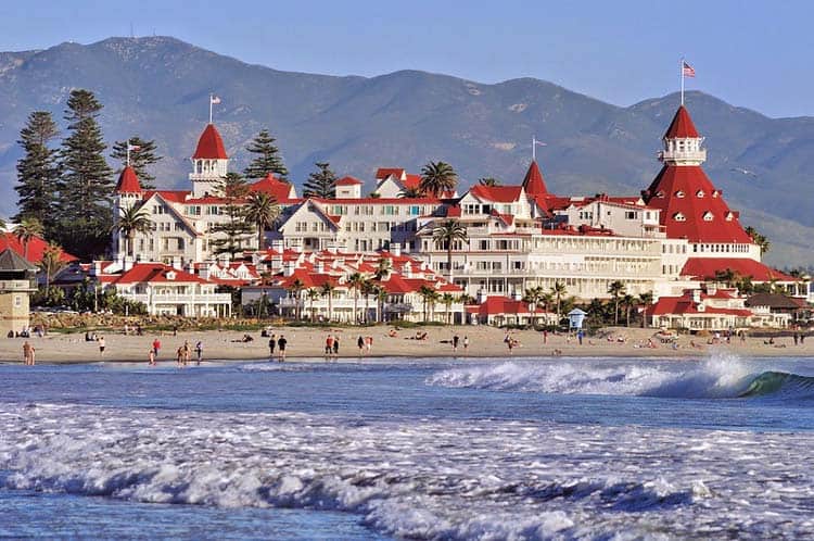 The movie Somewhere in Time was based on the historic Hotel del Coronado. Photo courtesy Hotel del Coronado