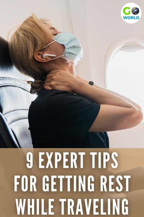 Ready for a vacation but dreading the flying process? Here are 9 tips from a sleep specialist to help you be able to rest while traveling.