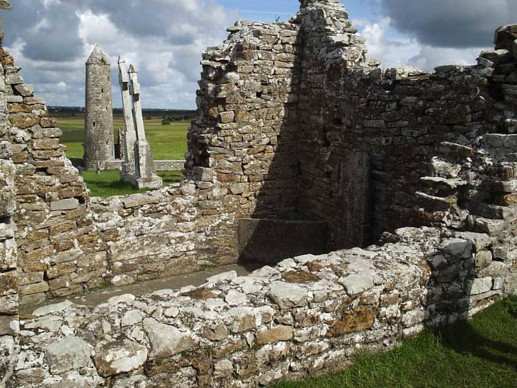 Clonmacnoise ruins. 