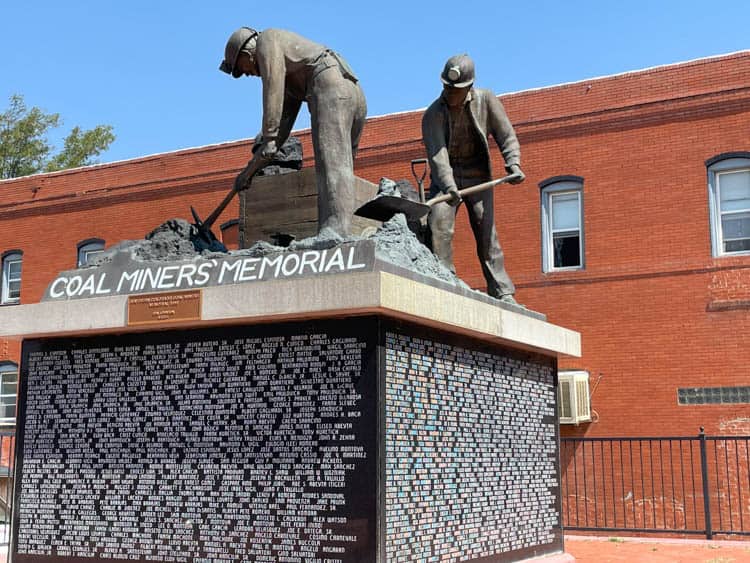 The Coal Miner's Memorial Trinidad. 