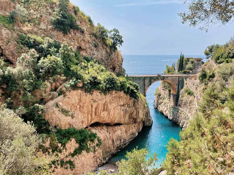 Sorrento Peninsula in Italy