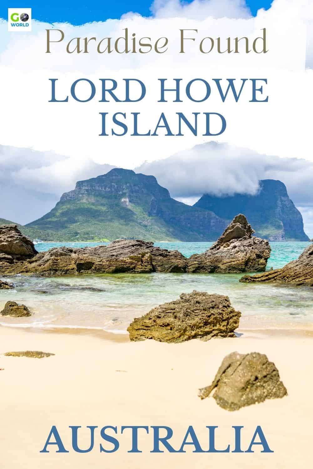 Lord Howe Island is a small piece of paradise with pristine beaches, stunning views, unique birdlife and a coral reef teeming with sea life. #Australia #IslandsinAustralia