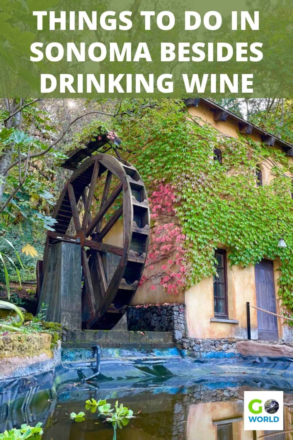 Looking for things to do in Sonoma other than drinking wine? Check out this list of fun Sonoma activites that don't require wine tasting. #Sonoma #California #Sonomavalleycalifornia