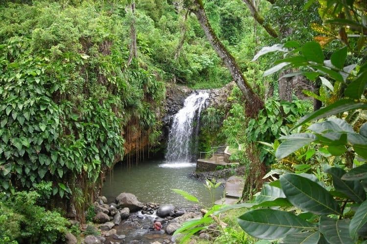 Caribbean honeymoon Grenada waterfall
