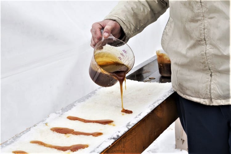Maple syrup can make anything taste good ― even snow. Photo by Intuit/Dreamstime.com