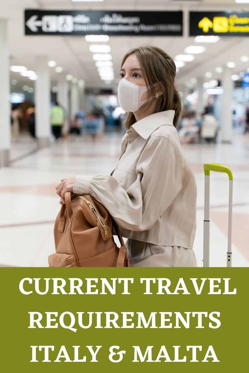 Travel is resuming but it requires extra preparation. Learn about the current Malta and Italy travel requirements from first-hand experience. #Europetravel #europetravelrestrictions #travelrestrictionsitaly