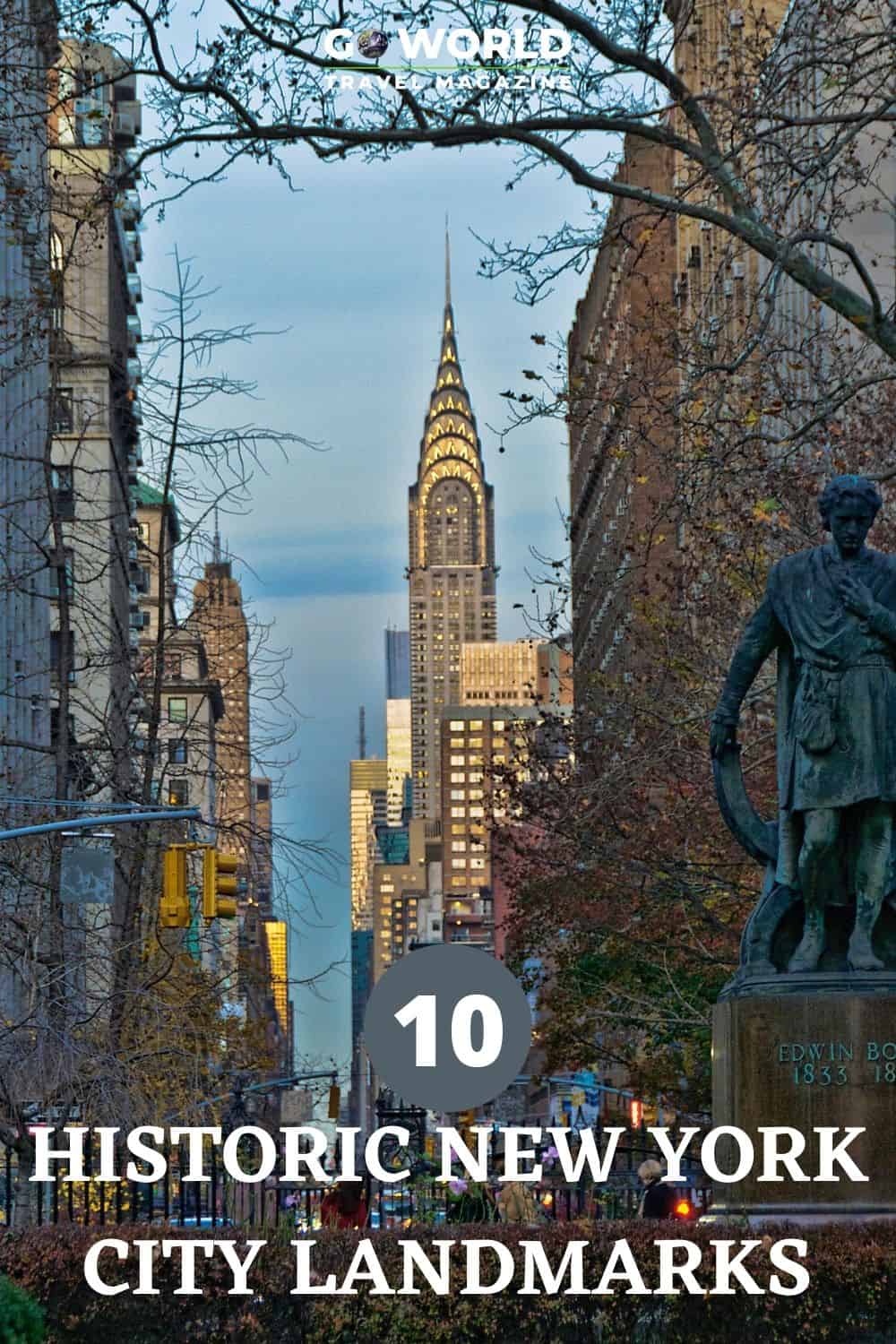 With Broadway and Times Square, NYC is an exciting place but it's also full of history. Here are the top historic New York City Landmarks. #NYC #NYCsights #Newyorkcitylandmarks