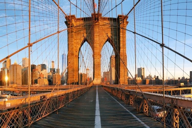 New York City Historic Landmarks Brooklyn Bridge