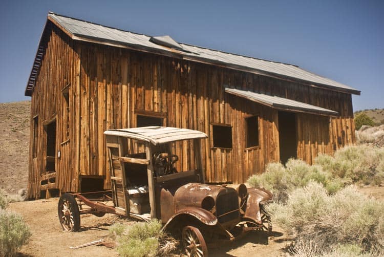 A ghost town is all that remains of Berlin, Nevada. Photo by James Feliciano/Dreamstime.com