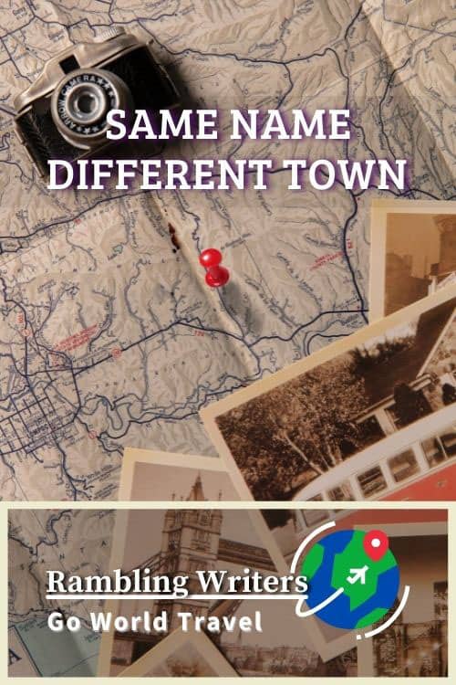 Towns with the Same Name