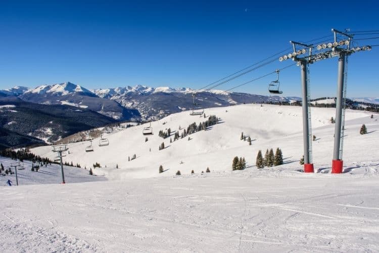 Vail skiing