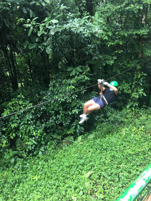 Costa Rica Ecotourism ziplining