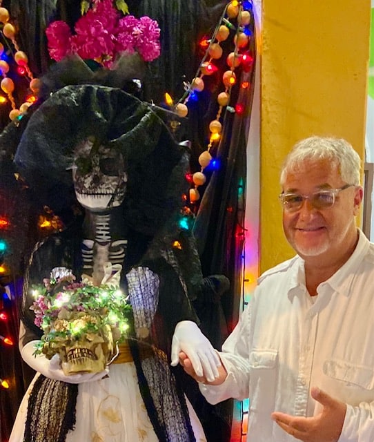 “Catrina” with Michael Patrick Shiels in historic Mazatlan