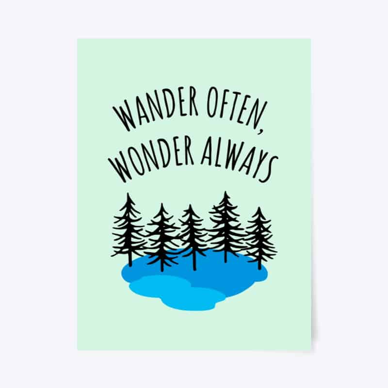 Wonder Often, Wander Always Poster
