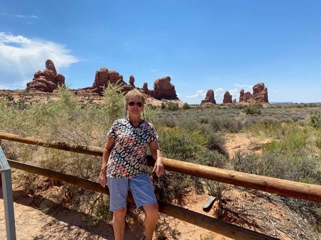 Wendy Gaynor at Arches National Park. Photo by Wendy Gaynor
