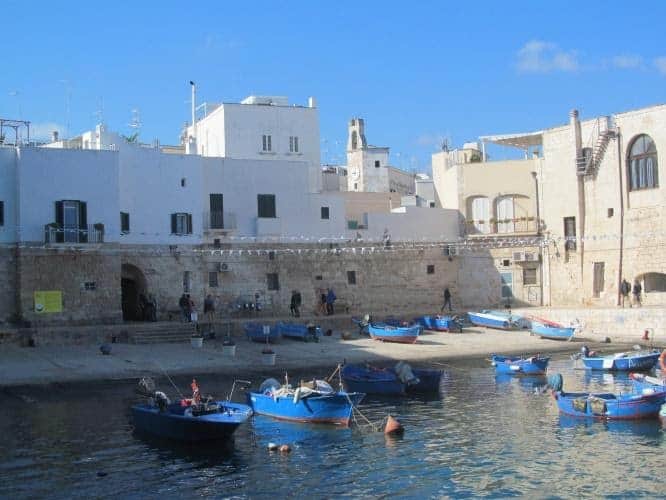 Fishermen’s boats dock at the central wharf. Photo by Carol L. Bowman  