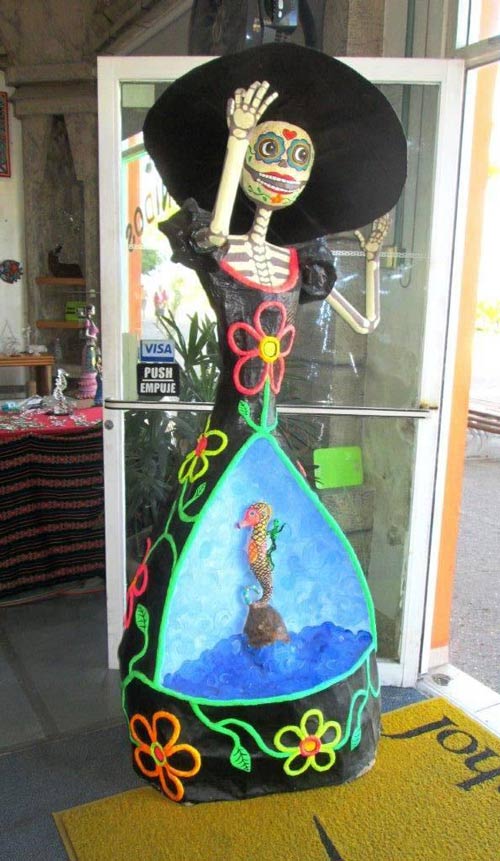 Skeletons are a staple of Puerto Vallarta folklore. Photo by Victor Block