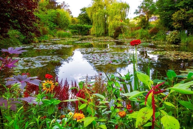 Monets Giverny Garden color