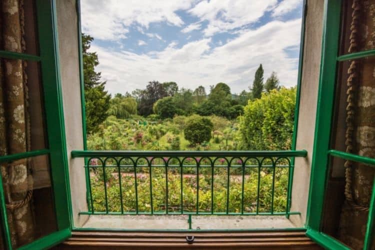 Monets Giverny garden view