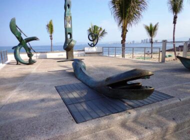 Beautiful sculptures abound along Puerto Vallarta’s Malecon. Photo by Victor Block