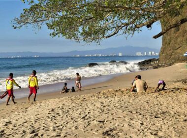 One of the many inviting beaches in Puerto Vallarta Photo by Victor Block