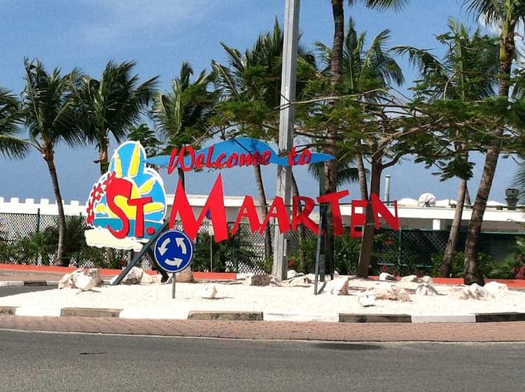 St. Martin Welcome Sign. Photo by Janna Graber