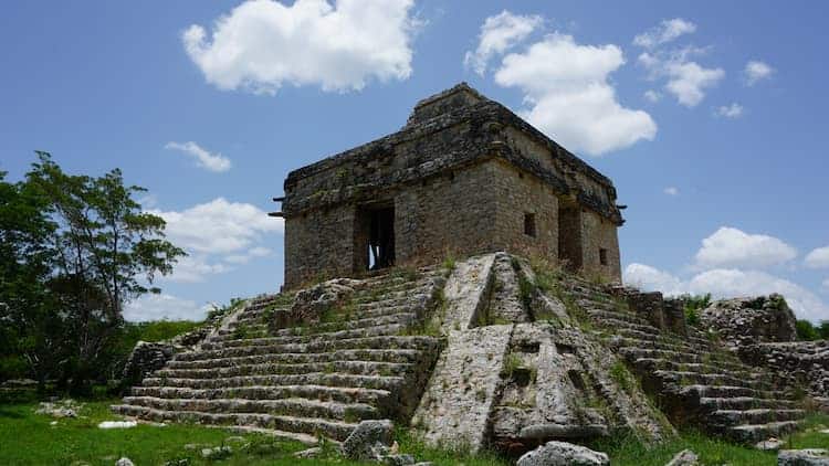 Temple of the Seven Dolls at Dzibilchaltun in the Yucatan, Mexico. Photo by Lily Young