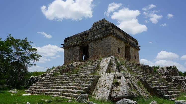 Temple of the Seven Dolls at Dzibilchaltun in the Yucatan, Mexico. Photo by Lily Young