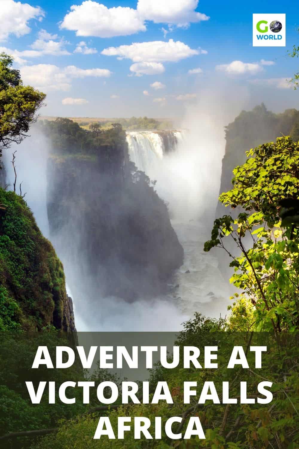 Activities in Victoria Falls range from a death-defying swim in the Devil's Pool to spotting wildlife on a Zambezi River sunset cruise. #victoriafalls #africa 