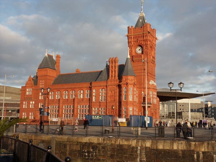 Clocktower in Cardiff