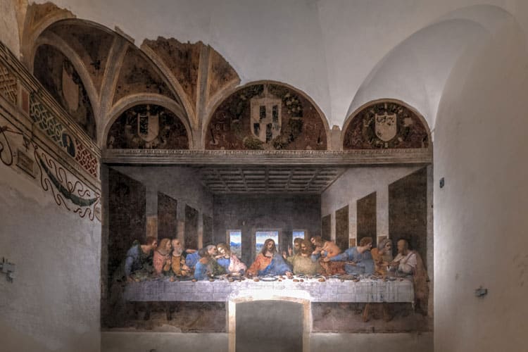 The Last Supper Painting in Milan, Italy