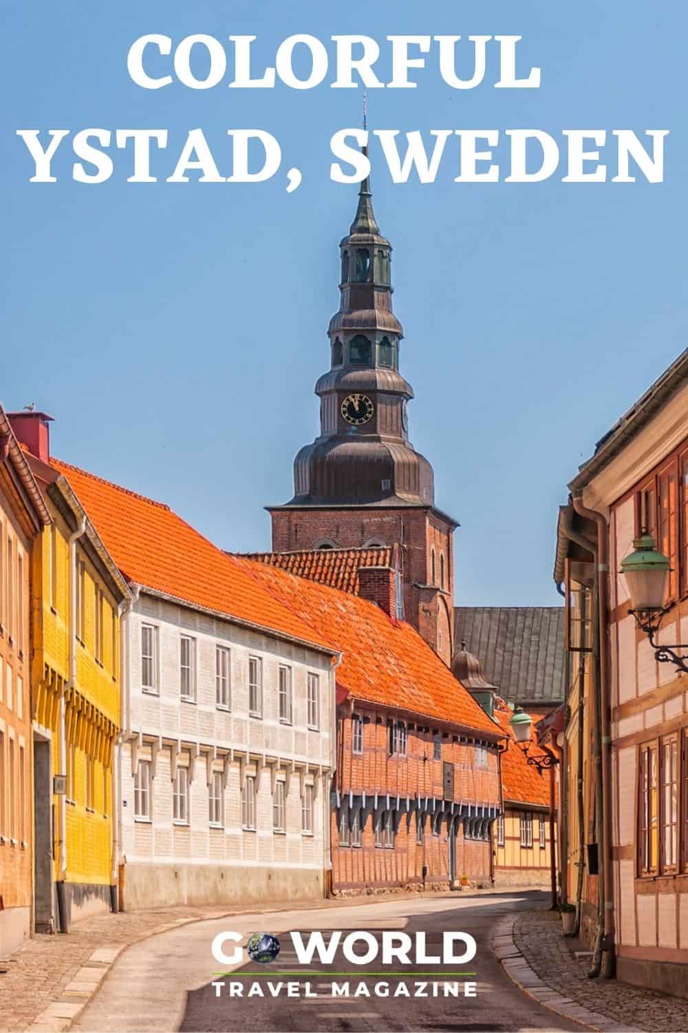 Ystad, Sweden is a charming town with Danish influence that also attracts fans of the Swedish TV series of fictional detective Kurt Wallander. #sweden