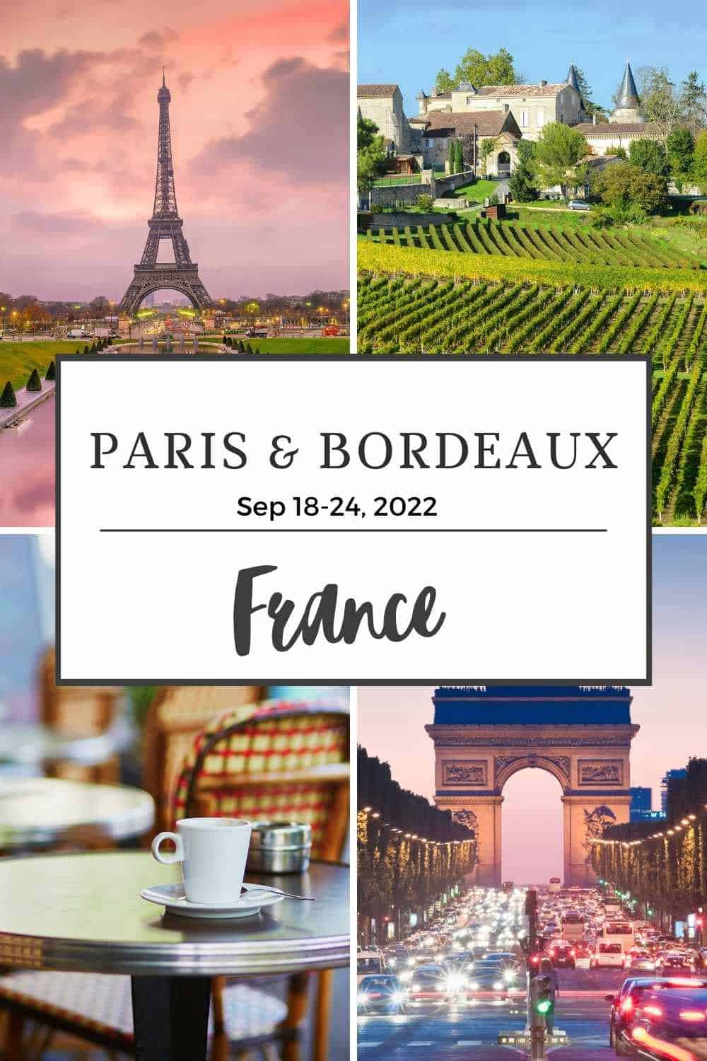Come travel with us to France