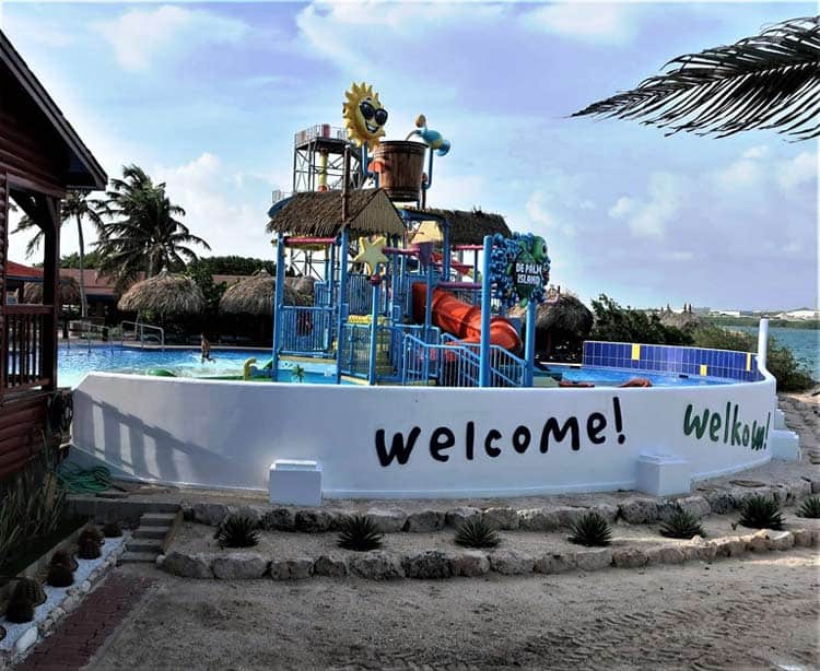 The kids’ waterpark is a constant source of entertainment. Photo by Victor Block