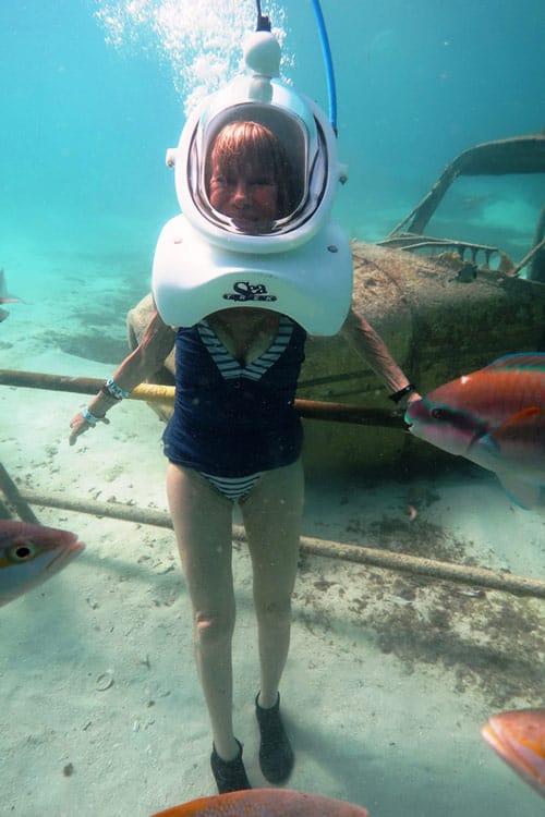 Sea Trek Underwater Exploration. Courtesy of De Palm Island
