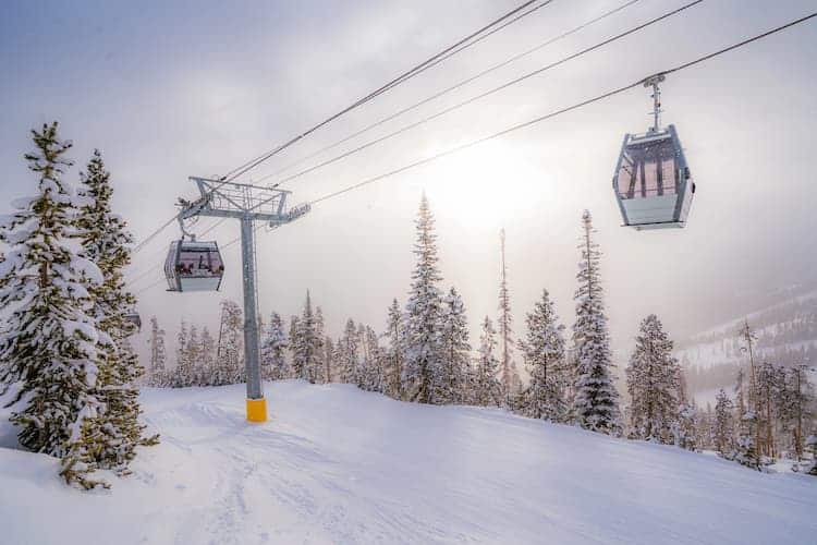 Gondolas at Winter Park. Photo courtesy of Winter Park Resort