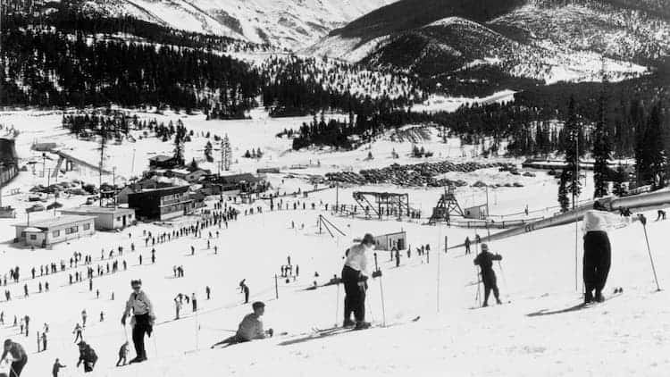 Historical Winter Park skiers. Photo courtesy of Winter Park Resort