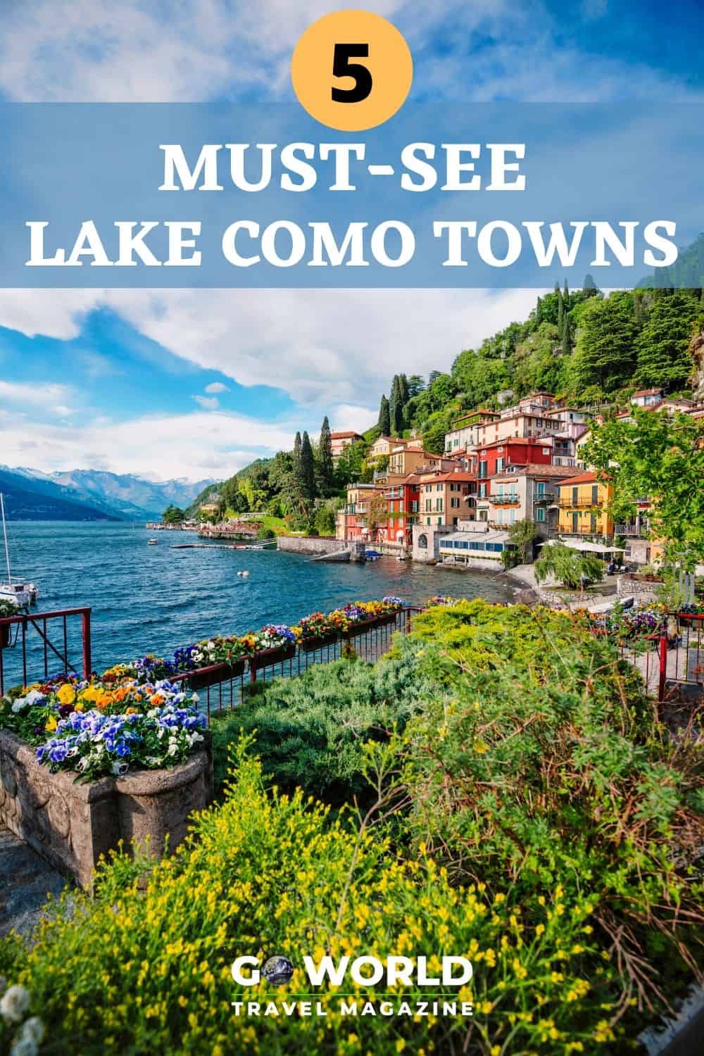 Join the elite and celebrities who have fallen in love with the beautiful and charming Lake Como towns and villages just north of Milan Italy. #italy #lakecomo