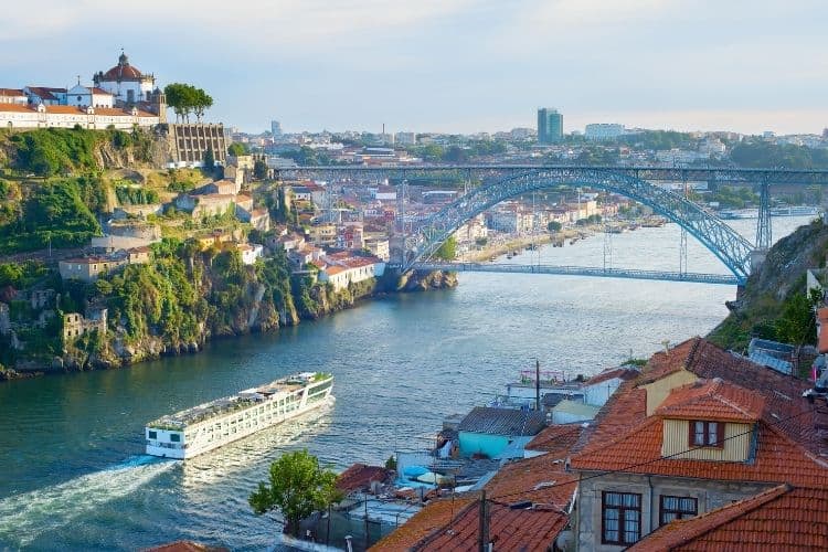 Cruising down the Douro River