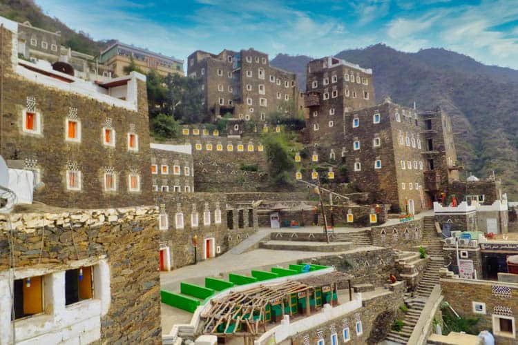 Rijal Alma Museum showcasing the architecture of the SW region, influenced historially by Yemeni architecture