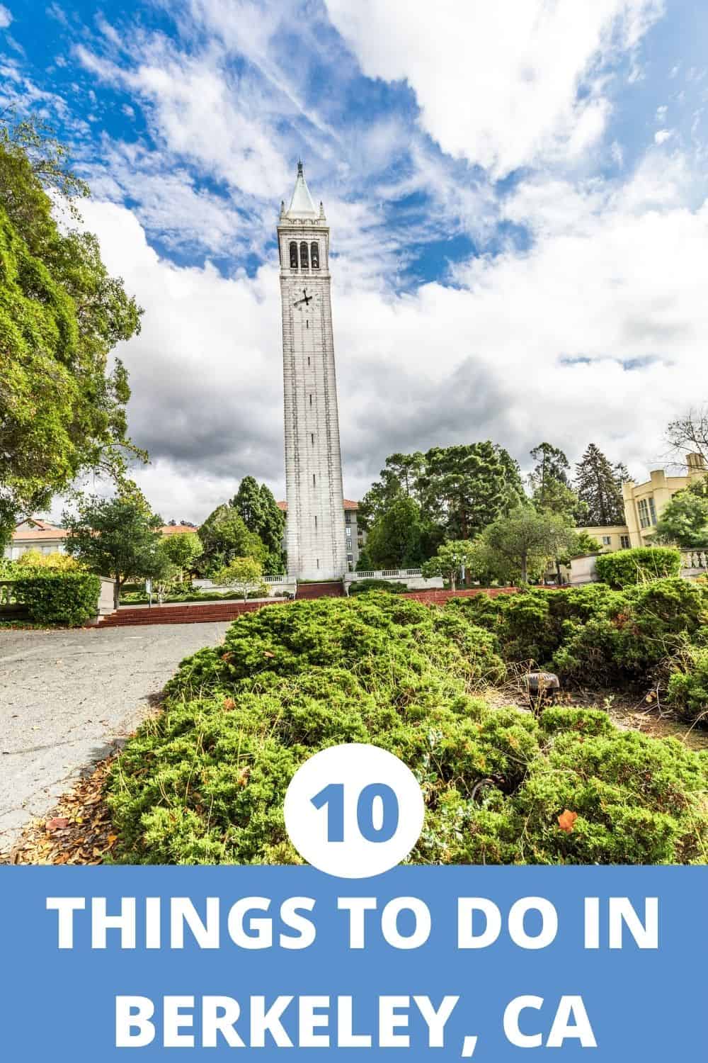 Set across from sparkling San Francisco Bay, Berkeley is a socially diverse city with a welcoming vibe. Here are 10 things to do in Berkeley. #berkeleycalifornia #berkeleyuniversity