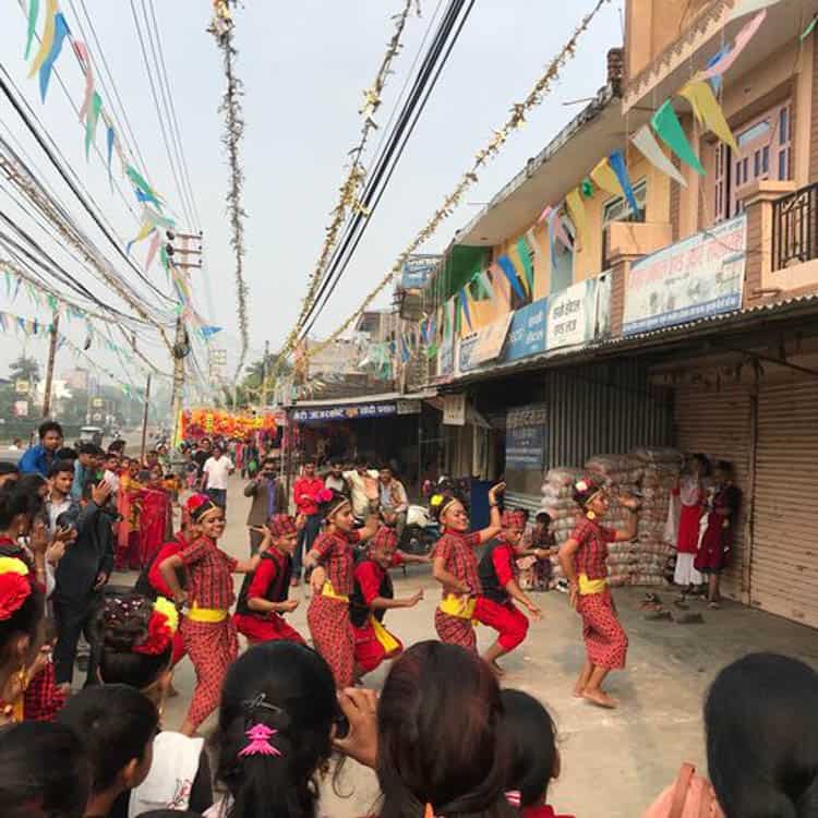 Traditional Napalese dancers.