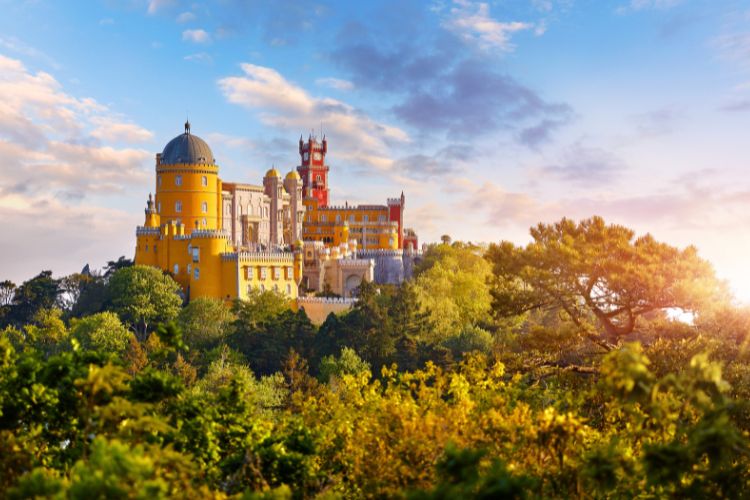 The Palace of Pena in Sintra