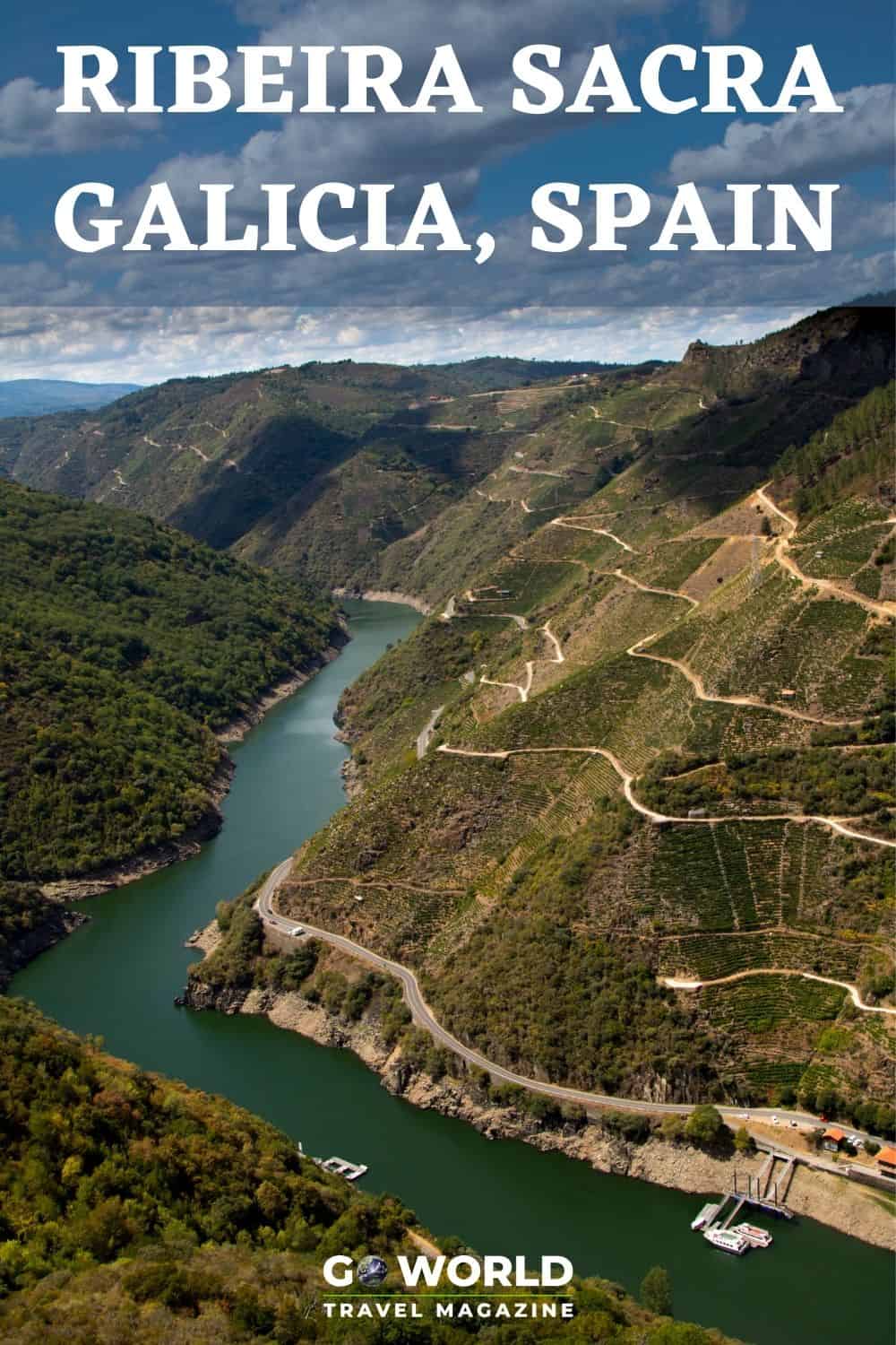 The Ribeira Sacra in Galicia is full of natural beauty where you can taste delicious wine, visit old monasteries and visit the Sil Canyons. #Galiciaspain #Spaintravel