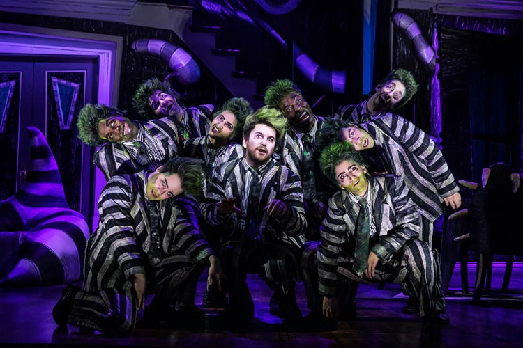 Alex Brightman and company in Beetlejuice