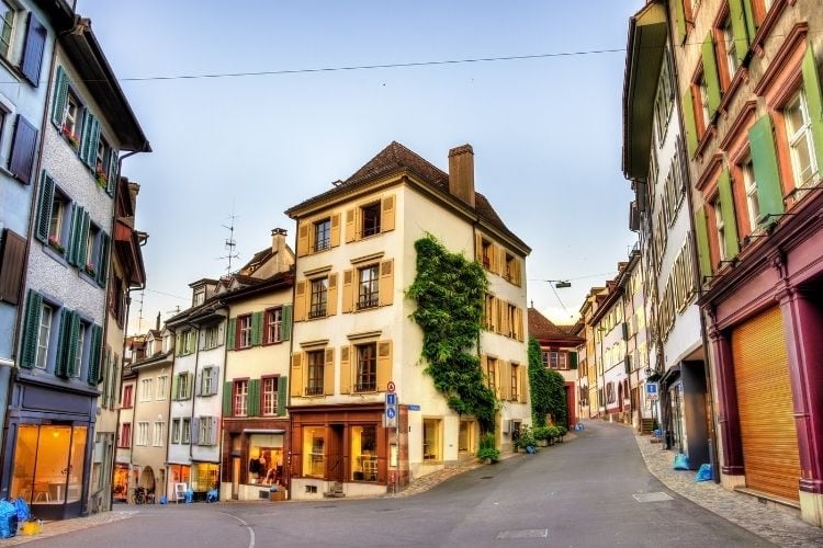 Basel Switzerland Old Town canva
