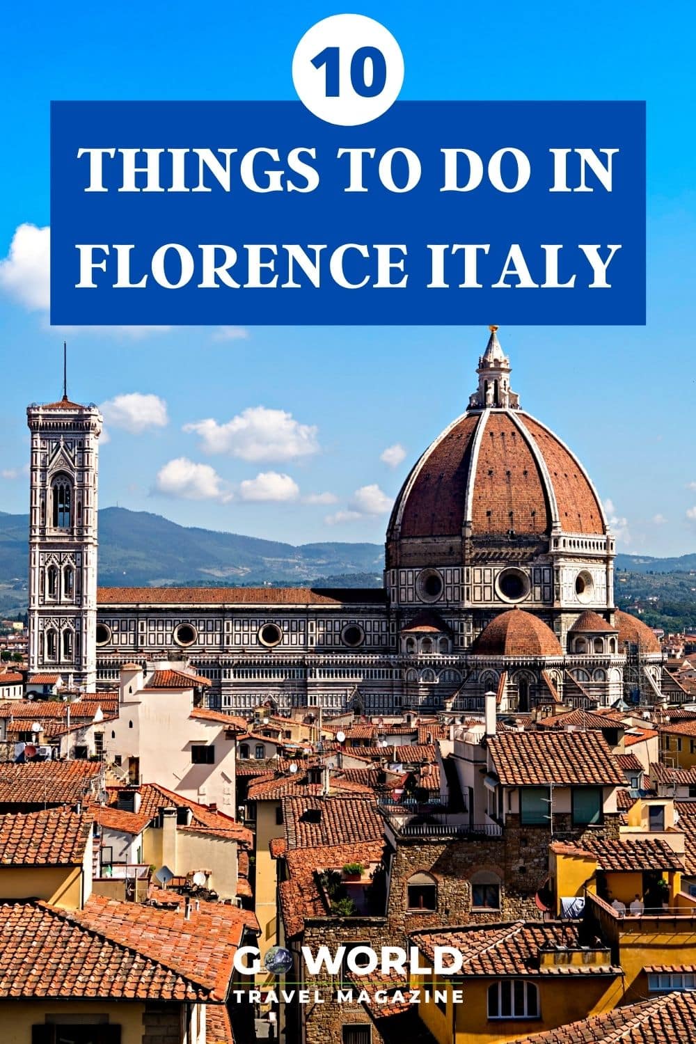 Immerse yourself in a world of artistic masterpieces, incredible food, history and achitecture with these top things to do in Florence, Italy. #florenceitaly