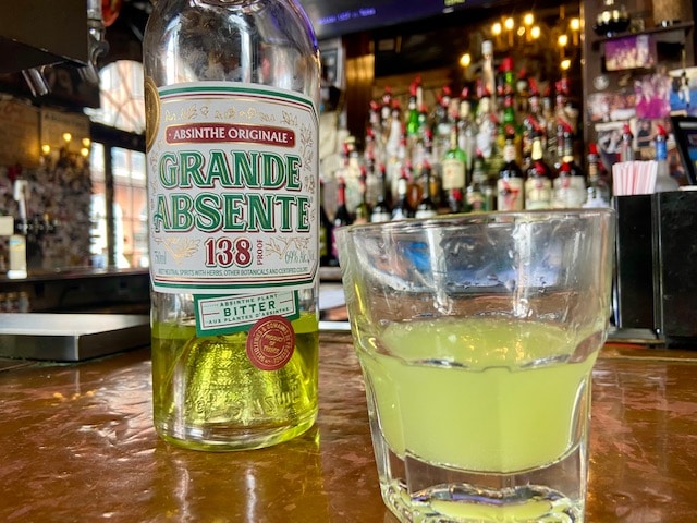 The green fairy in Old Absinthe House